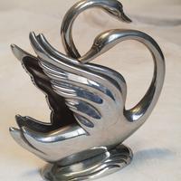 Portalettere da scrivania francese cigni anni 60 