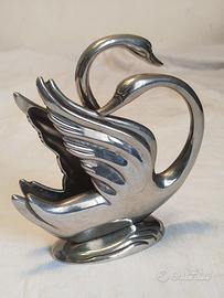 Portalettere da scrivania francese cigni anni 60 