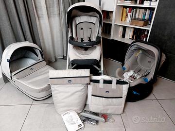 Trio CHICCO LOVE UP + BEBECARE COME NUOVO