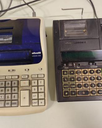 Calcolatrici Vintage da tavolo Olivetti