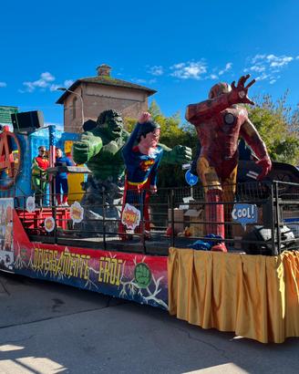 Carto allegorico temamarvel supereroi