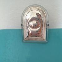 Fermacarte in argento