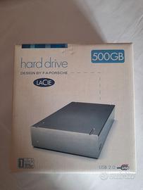 Hard disk esterno Lacie 500 GB