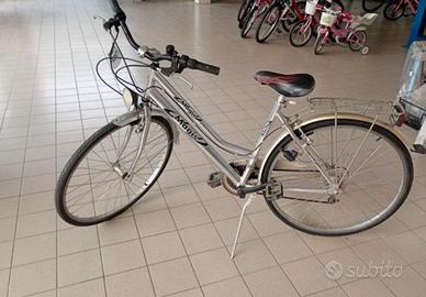 city bike bici donna alluminio cambio 3x7 rappotri