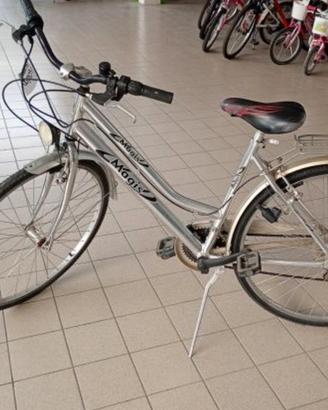 city bike bici donna alluminio cambio 3x7 rappotri