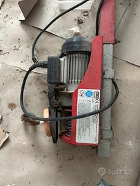 Paranco elettrico 125 kg + accessori funzionante