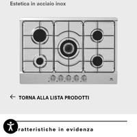 Piano cottura gas