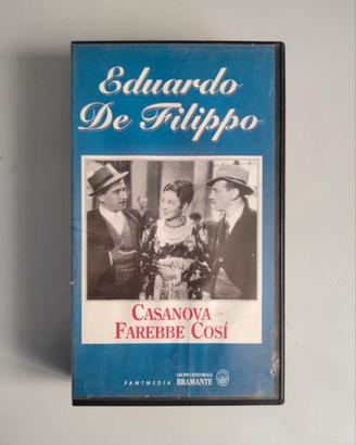 Casanova Farebbe Così - De Filippo, Sordi - VHS