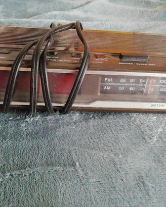 Radiosveglia Vintage Sanyo RM5320 anni '70