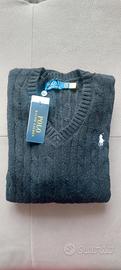 Pullover scollo a V,  Ralph Lauren,  taglia L