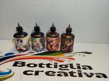 SET JROSE TEQUILA GIN E AMARO 4 BOTTIGLIE VUOTE 
