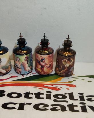 SET JROSE TEQUILA GIN E AMARO 4 BOTTIGLIE VUOTE 