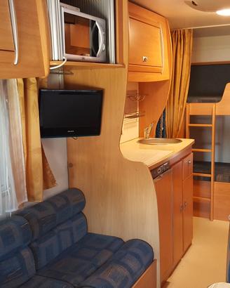 Camper Challenger Genesis 45, mansardato 7 posti