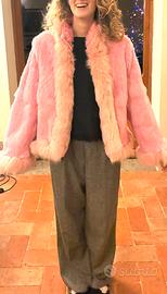 GIACCA PELLICCIA ROSA VINTAGE