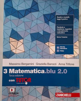 Libro di Matem Blu 2.0 vol.3 ISBN 9788808890986