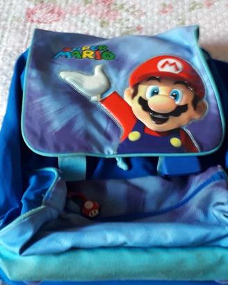 zaino scuola  super Mario 