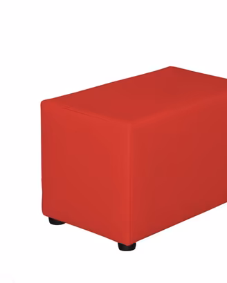 Tavolino rosso rivestitoo