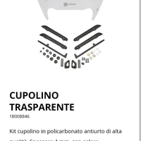 Cupolino Basso Piaggio Beverly My 21/22 300 HPE