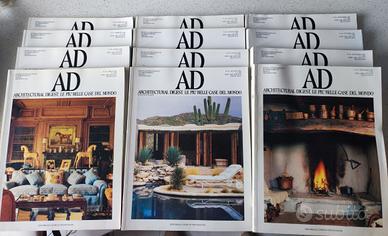 n.12 riviste di arredamento AD 1986