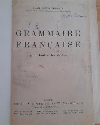 Libro Grammaire Francaise toutes les ecoles 1