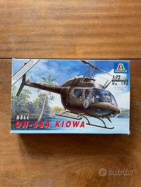 Italeri 195 Bell OH-58A Kiowa 1:72 Model Kit Rare