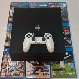 PS4 Pro 1TB Completa Cavi + Controller Bianco