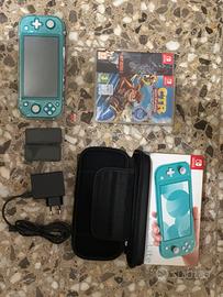 Nintendo switch lite + accessori e giochi vari