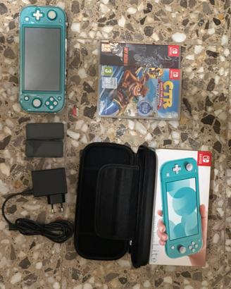 Nintendo switch lite + accessori e giochi vari