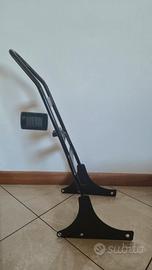 Sissy Bar Alto 60cm Nero  Harley Softail / Custom