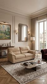 Divano Poltronesofà Beige - Come Nuovo