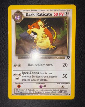 Dark Raticate Team Rocket 51/82