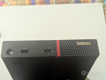 PC Lenovo con alimentatore due cavi video DPP HDMI