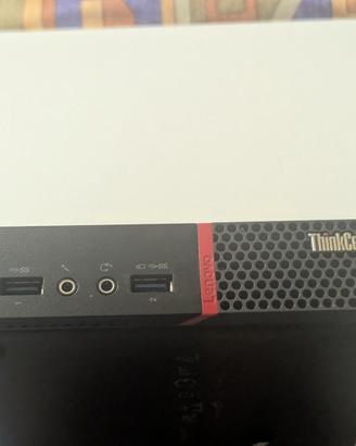 PC Lenovo con alimentatore due cavi video DPP HDMI
