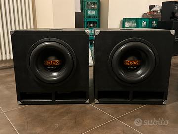 Coppia Subwoofer edge street 2800watt l’uno