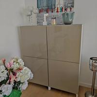 Mobile IKEA Besta con vetro + Madia IKEA Besta