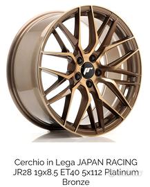 cerchi in lega japan racing e gomme termiche 