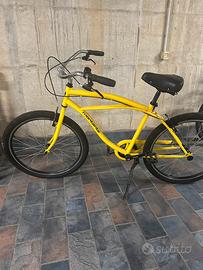 Bicicletta Montante gialla