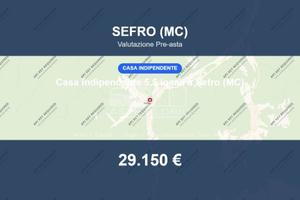 Immobile in asta di 94 m² con box auto a Sefro