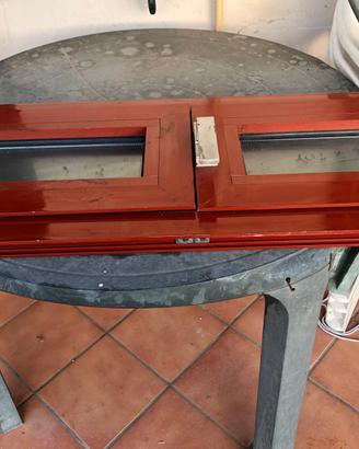 2 finestre in alluminio