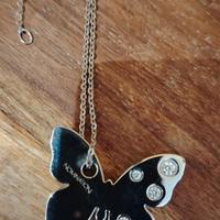 Collana Nomination con farfalla 