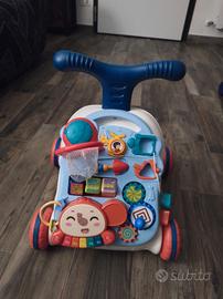 Carrello primi passi + mutanda primi passi Foppa p