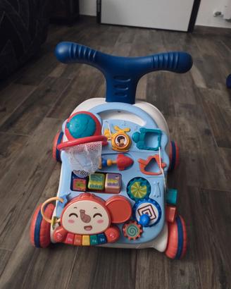 Carrello primi passi + mutanda primi passi Foppa p