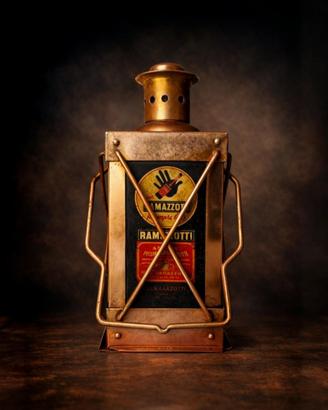 Lanterna Ramazzotti vintage anni 60-70 bottiglia