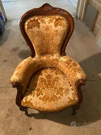 Poltrona in stile vittoriano