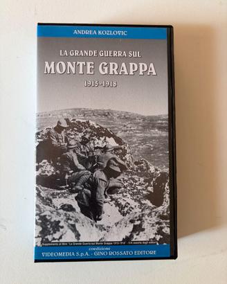 VHS La Grande Guerra sul Monte Grappa 1915-1918