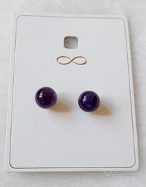 Orecchini ametista