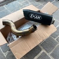 Silenziatore exan exaust singolo hypermotard 950