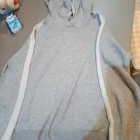 felpa donna con cappuccio e tasche