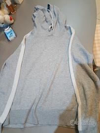 felpa donna con cappuccio e tasche