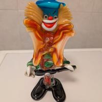 Pagliaccio in vetro 